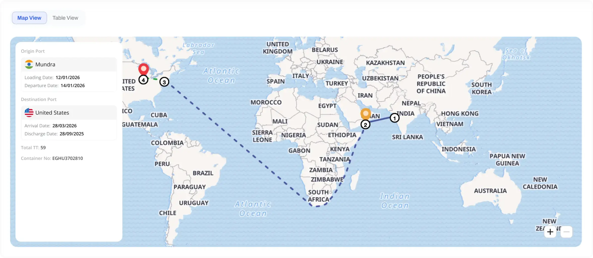 Real-Time Shipment Tracking. End to End.
